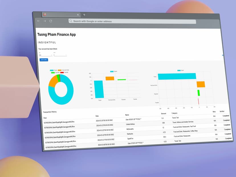 Personal Finance Application